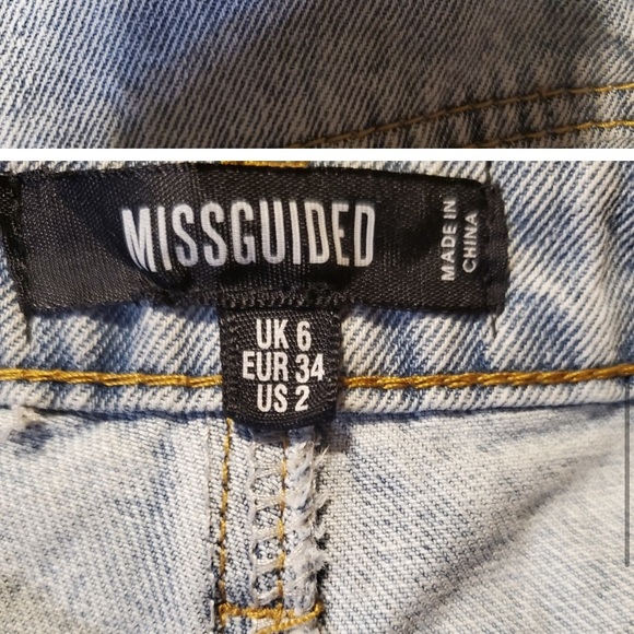 Missguided high waist denim shorts - Picture 3 of 4